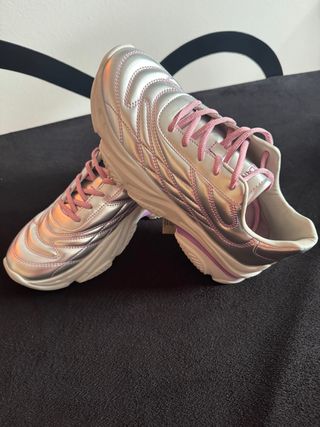 Zapatillas ULANKA plateadas y lilas