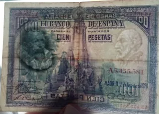 4 Billetes Antiguas Pesetas de España