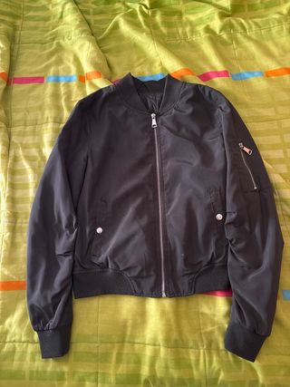 Chaqueta bomber verde oscuro
