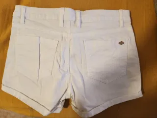 Shorts estilo tejano elásticos