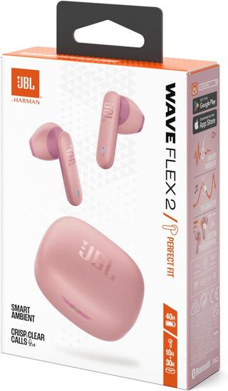 Auriculares Inalámbricos JBL Wave Flex 2 Rosa