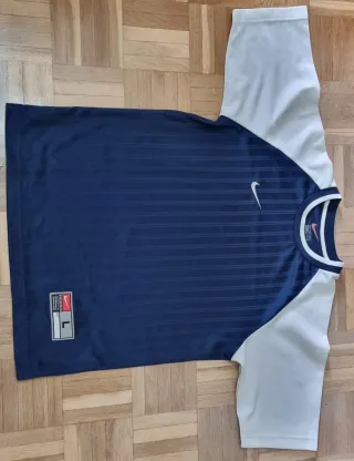 Camiseta Nike Talla L Azul y Blanca