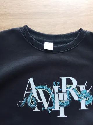 Sudadera Negra Niño Talla S Dragón