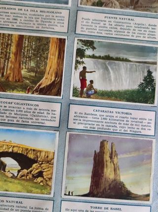 Álbum Cromos Maravillas del Mundo imagen