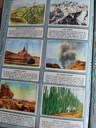 Álbum Cromos Maravillas del Mundo imagen