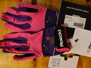 Guantes Roeckl Niña Hípica/Bici Talla 3.0