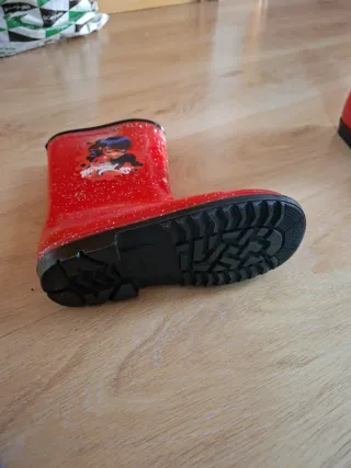 Botas de agua niña Lady Bug talla 36