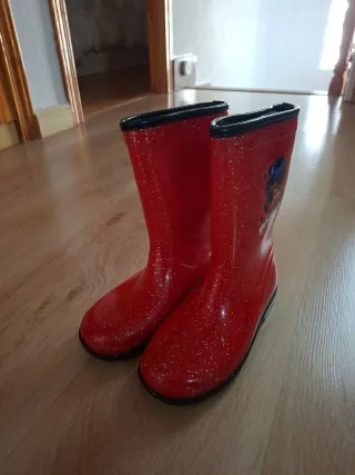 Botas de agua niña Lady Bug talla 36