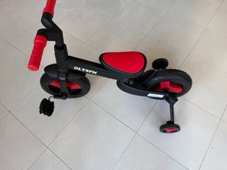 Triciclo infantil OLYSPM negro y rojo