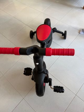 Triciclo infantil OLYSPM negro y rojo