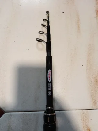 Caña de pescar 1,80m ultraligera