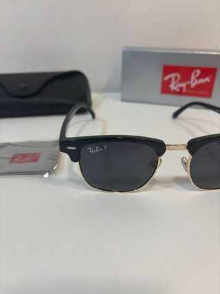 Occhiali da sole Ray-Ban Clubmaster Nero/Oro