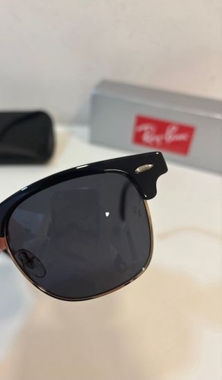 Occhiali da sole Ray-Ban Clubmaster Nero/Oro