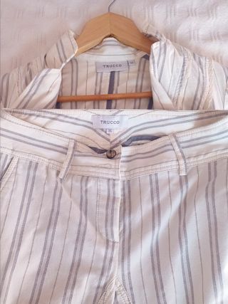 Conjunto Trucco Chaqueta y Pantalón Rayas