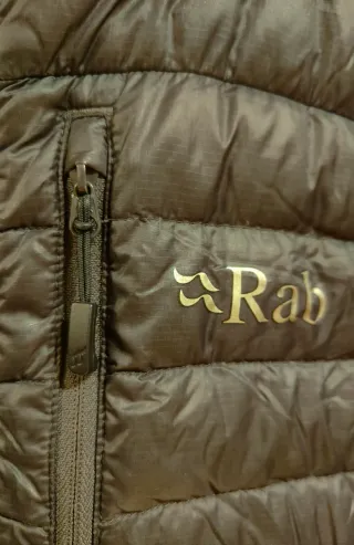 Plumas Rab Microlight Negra talla M