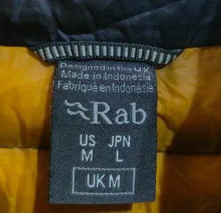 Plumas Rab Microlight Negra talla M