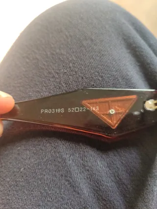 Gafas de sol Prada marrones y moradas