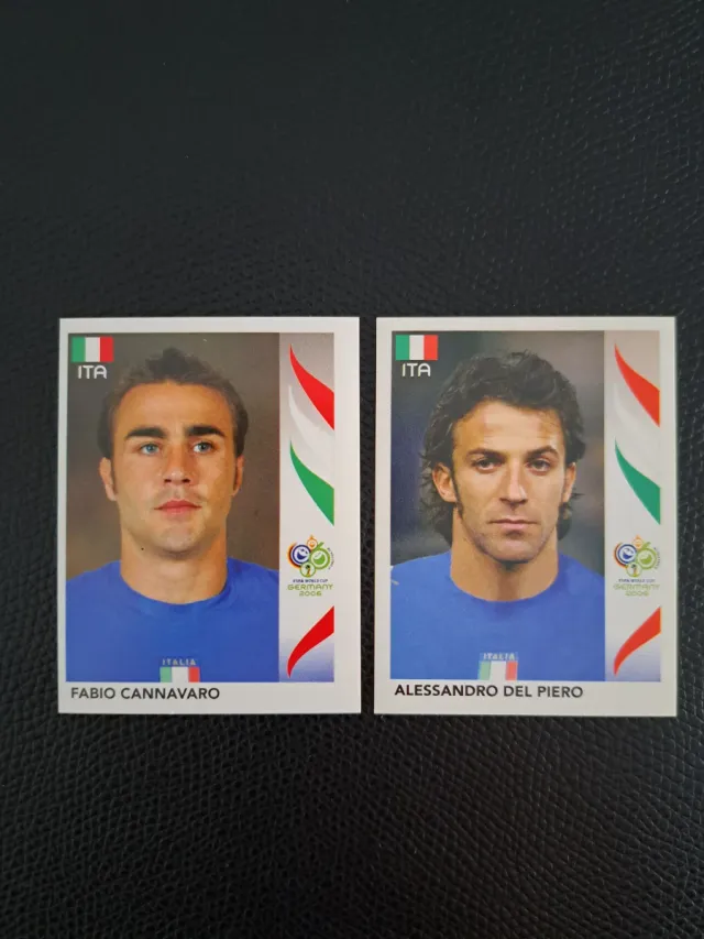 Figurine Panini Germania 2006 Del Piero Cannavaro