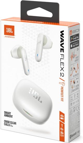 Auriculares Inalámbricos JBL Wave Flex 2 Blancos