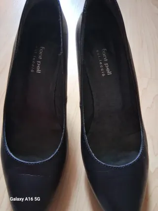 Zapatos de salón Font Pell negros mujer