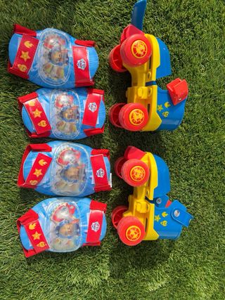 Patines y protecciones Paw Patrol