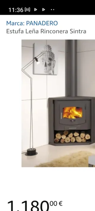 Estufa Leña Panadero Rinconera Sintra