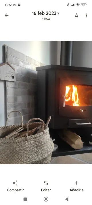 Estufa Leña Panadero Rinconera Sintra