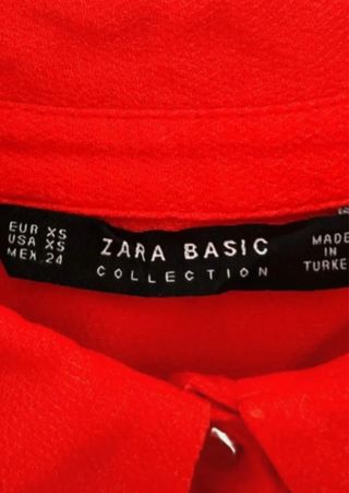 Camisa de Zara naranja