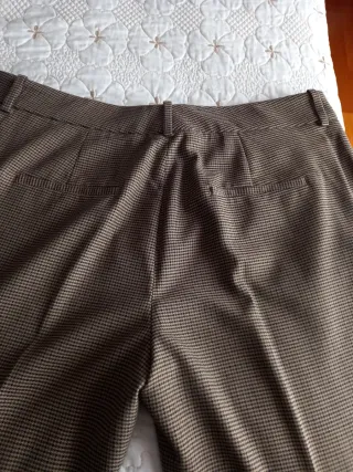 Pantalón de cuadros Zara mujer