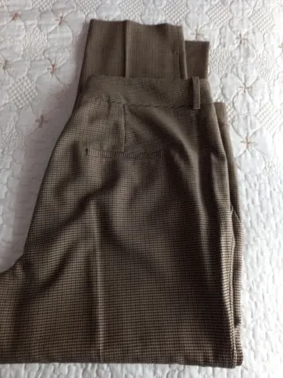 Pantalón de cuadros Zara mujer