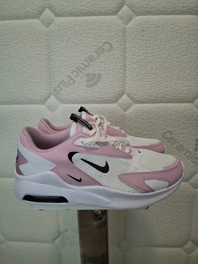 Zapatillas Nike Air Max Bolt Rosa y Blancas