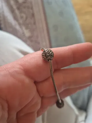 Pulsera Pandora de plata con 3 charms