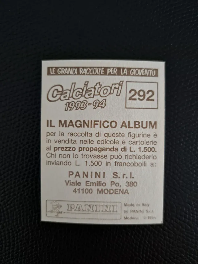 Figurine Panini Calciatori Paul Gascoigne Ruud Gul