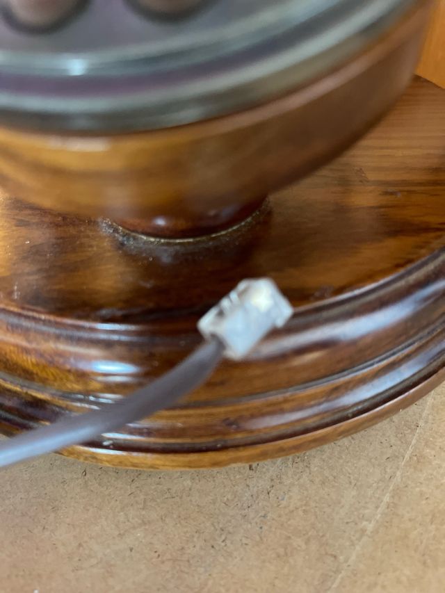 Teléfono Vintage Madera y Metal