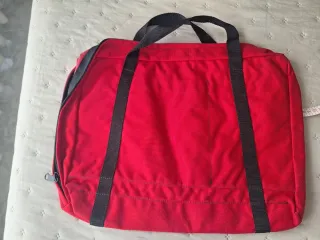 Bolsa para ordenador y libros Warn roja