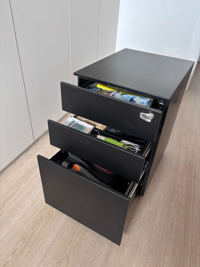 Cajonera Metálica Negra