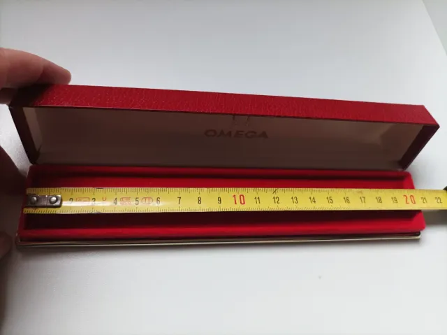 Estuche caja reloj omega