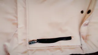 Plumas mujer largo beige