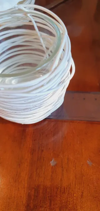 Portacandele nido con uccellino in metallo