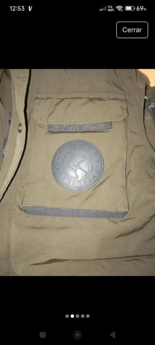 Chaquetón Smog verde militar