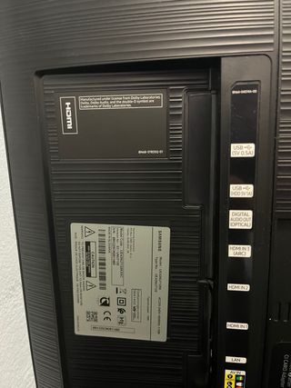 Televisor Negro Samsung 43" pulgadas Smart TV