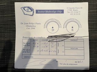 Gafas Emporio Armani Graduadas Montura Negra.