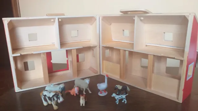 Casa de Fazenda de Brinquedo em Madeira