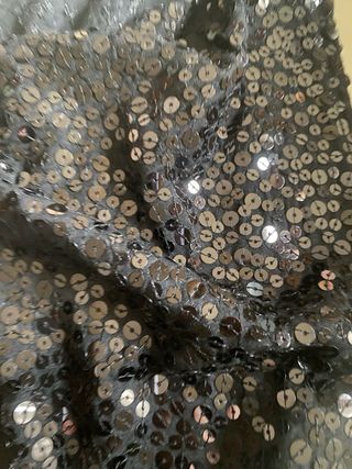 Abito paillettes nero