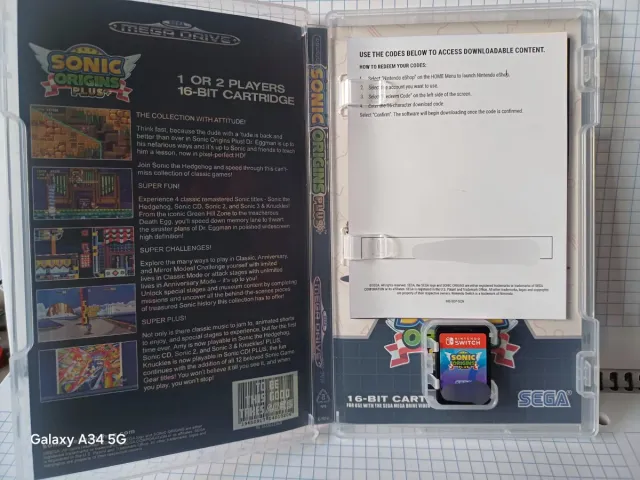 Sonic Origins Plus per Nintendo Switch