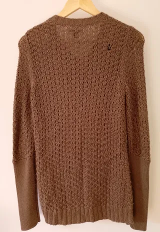 Chaqueta Volcom punto marrón Talla XS