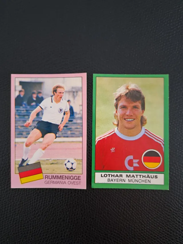 Figurine Panini Calciatori Rummenigge e Matthäus