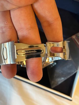 Reloj Maserati Azul y Plateado