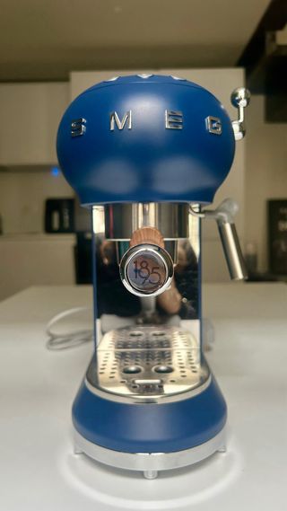 Macchina Caffè Espresso SMEG Blu 1895 Lavazza