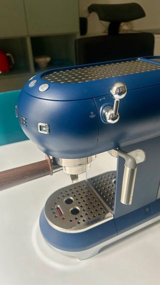 Macchina Caffè Espresso SMEG Blu 1895 Lavazza
